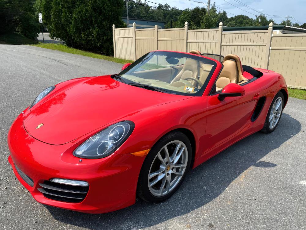 Porsche Boxster S 718 Красный