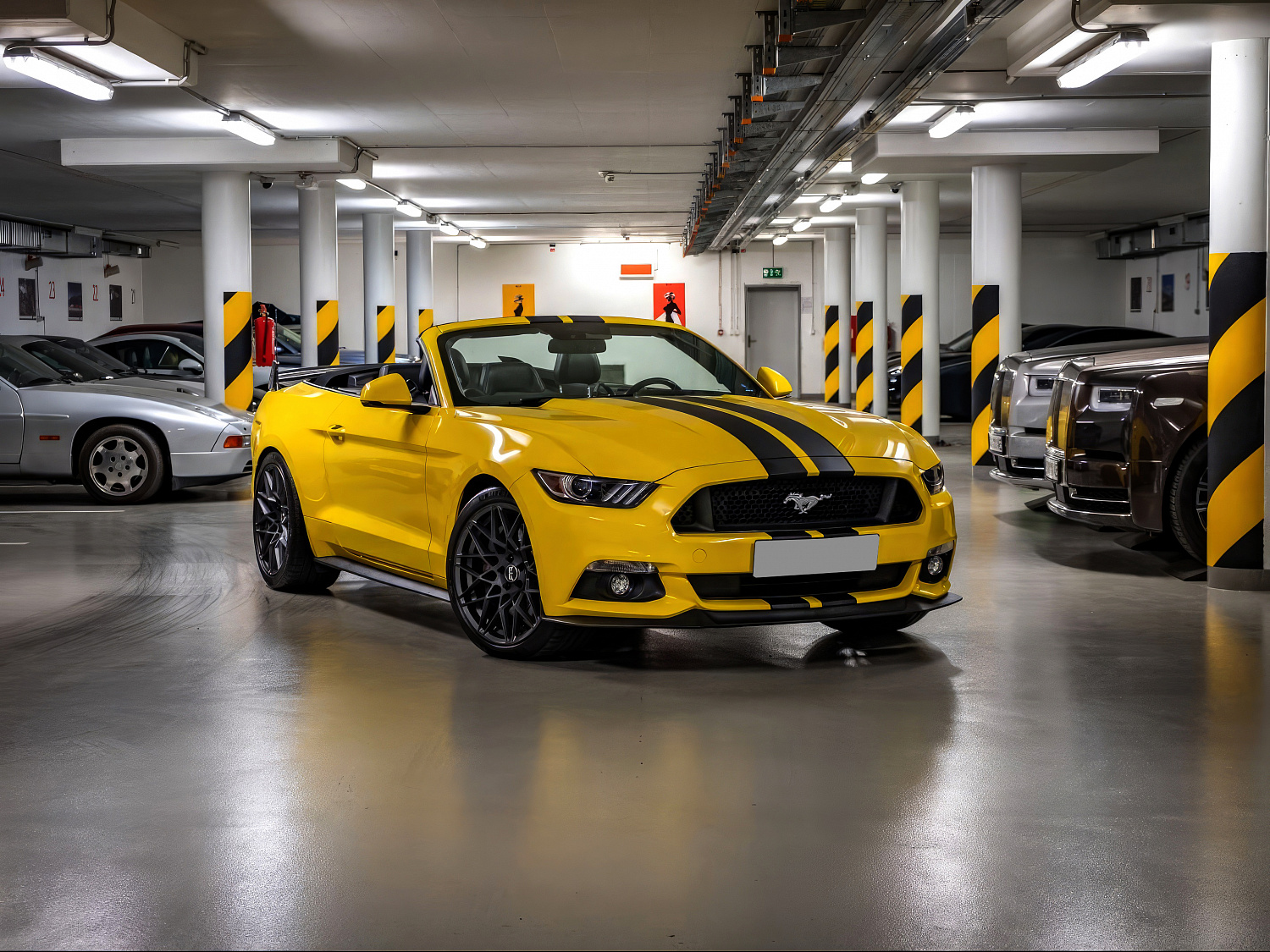 Ford Mustang Желтый